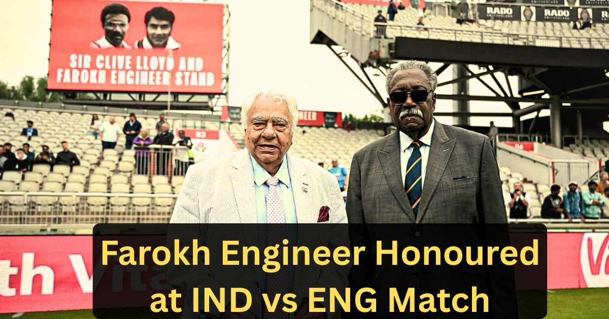 Farokh Engineer Honoured